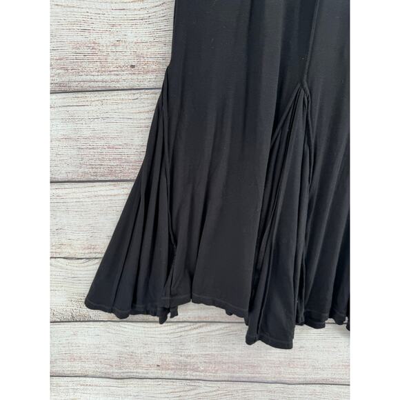 Max Edition Tulil Pull On Maxi Skirt Womens Large Black Stretch - Picture 3 of 10